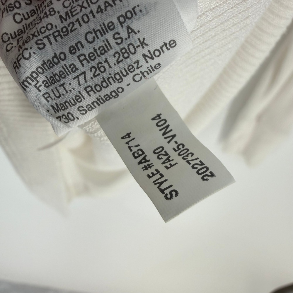 J.Crew Henley Top Womens Small Ivory Ribbed Long Sleeve Re-Imagined Basic - Picture 8 of 8